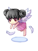 Costume Little Angel Doll (Black)