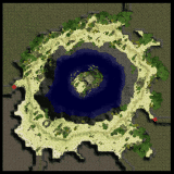 Hugel Abyss Lake minimap