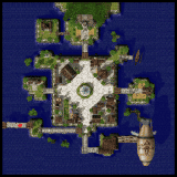 Izlude, the Satellite City minimap