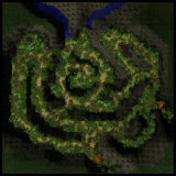 Temny Forest minimap