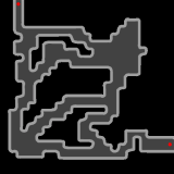 Payon Cave area 1 minimap
