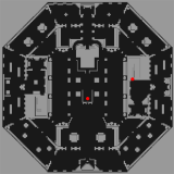 Thanatos Tower Lower Level - Museum minimap